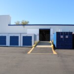 Drive-up storage units near loading entrance at 4 Storage of Philadelphia